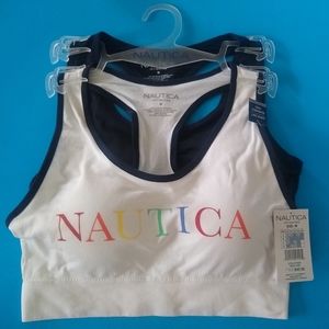 Nautica Sports Bra Racer Back Set 2 Size M